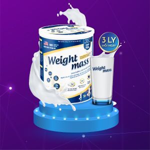 [CHÍNH HÃNG] Sữa Tăng Cân Weight Mass 720g Sữa Tăng Cân Weight 100% Sữa Non Nguyên Liệu Nhập Khẩu Từ Hoa Kỳ