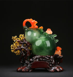 👍全城最低价🔥本地速发🔥开运开业送礼精选🔥🔥🔥🔥精致树脂黄水晶招财树摆件 发财树 葫芦  貔貅 摇钱树家居装饰品开业礼品 特价 经典款  招财树 - Resin Money Tree lucky tree Feng Shui  labu