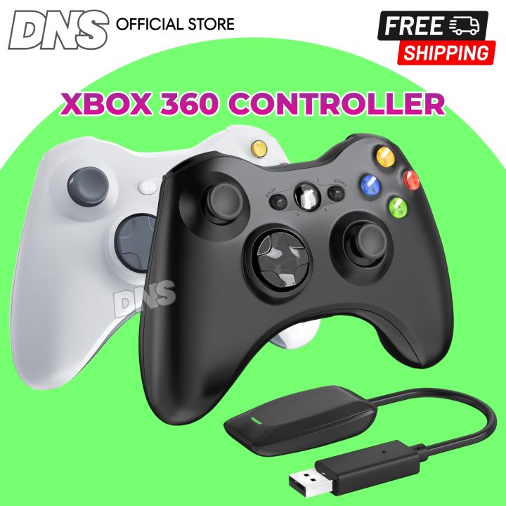 XBOX 360 CONTROLLER Wireless/Wired USB Joystick Support PC Game ...