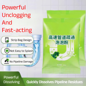 Pipe Unclogging Agent Sewer Strong High-Speed Dissolving Bubble Powder Magic Weapon First Kitchen Toilet Name Oil Clogging下水道强力高速溶解泡泡粉