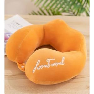 INTER HOME มอนรองคอ ลายการ์ตูนน่ารัก หมอนรองคอรูปตัวยู หมอนรองศีรษะรูปตัว U