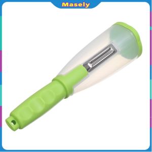 Masely Multi-functional Stainless Steel Creative Peeler With Garbage Container For Peel fruits&vegetables