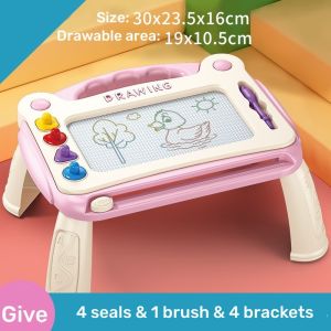 Color Magnetic Board for Kids Drawing Board for Kids Portable Graffiti Board Board Writing Painting Sketch Drawing Toy