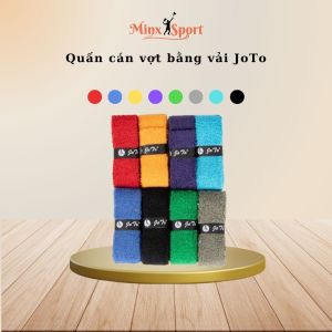 Quấn cán vợt cầu lông JoTo - Quấn tay cầm bằng vải giúp thấm hút mồ hôi cực tốt êm ái chắc tay - Minx Sport