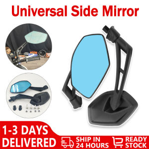 Universal Side Mirror (NMAX/R25/XMAX/ADV/PCX/Aerox/Click) Motorcycle Blue Lens