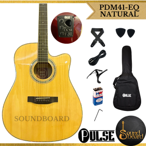 Pulse PDM41EQ4 Acoustic- Electric Guitar with Digital Built in Tuner