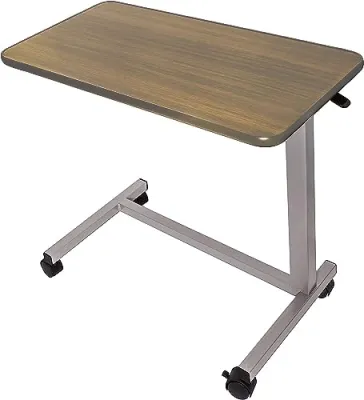 XUXU Medical Mobile Dining Table Nursing Specific Side Table Bedside Table Automatic Pneumatic Lifting Thickened Plate Formaldehyde-free Nursing Home
