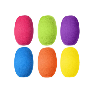 6Pcs Ergonomic Sponge Pen Grip Writing Aid Grip Foam Pencil Holder Grip for Righties Lefties Children Preschooler