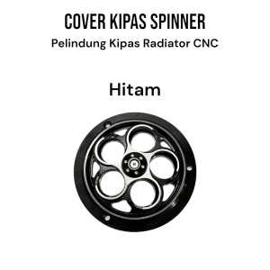 Cover Kipas Spinner Full CNC Cover Pelindung Kipas Radiator Model Kembang Universal Beat-Mio-Nmax-Vario-PCX