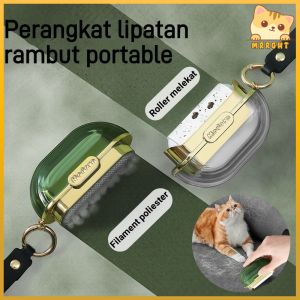 Pocket Roll Portable 2 In 1 Mini Size Alat Pembersih Bulu Rambut Hewan Bulu Kucing Pet Hair Removal