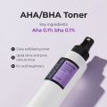COSRX AHA/BHA Clarifying Treatment Toner 150ml / Mild Exfoliating Toner For All Skin Types / Pore ​​control / Hydration. 