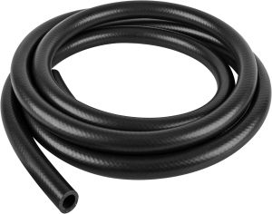 10 Feet Fuel Line Hose 3/8 Inch Inside Diameter NBR Fuel Line Hose Black Fuel Systems Engines Hose Braided Rubber Fuel Line Hose