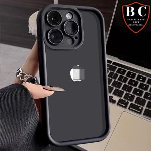 CASE LOGO BRAND HP MATTE ROSE BLACK FOR IP X XS XR XS MAX 8 8 PLUS 7 7 PLUS 6 6G 6S 6 PLUS 6S PLUS -BCC