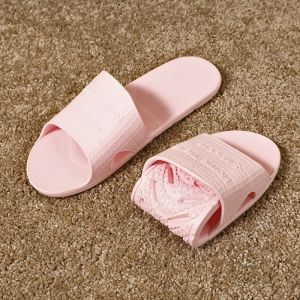 【100g】Foldable Slippers Hotel portable Airplane  indoor slipper Non-slip Travel Sandals Slipper selipar perempuan 一次性拖鞋 折叠拖鞋