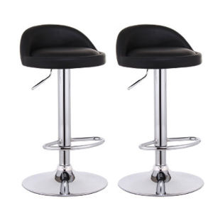 Modern simple bar stool adjustable air lift high chair 360 degree swivel seat bar faux leather / bar chair bar stool bar stool