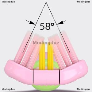 [COD] Modingdue แปรงสีฟัน3ด้านสำหรับใช้ในครัวเรือนพร้อมขนแปรงนุ่มสบายใช้ง่ายแปรงสีฟันทำความสะอาดลึกสำหรับผู้ใหญ่เด็กเด็กผู้ชายเด็กผู้หญิง