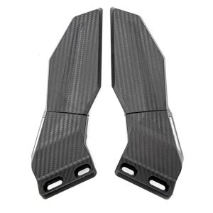 Wing Rearview Mirror Side Mirrors Wind Swivel Wing Mirrors Multi Angle for NMAX155 400 NINJA400 1 Pair