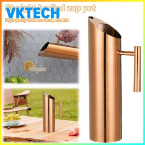 1.5/2L Stainless Steel Cold Water Kettle Large Capacity Water Pitcher Ergonomic Handle Water Pot for Home Office