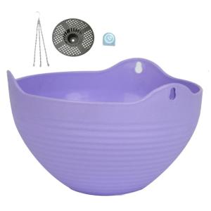 Imitation Resin Woven Flower Pot Garden Flower Pot Flower Pot Wall Hanging Planting Pot Basket Courtyardss