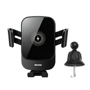 MeeGoo Car Wireless Charging Phone Holder Gravity Car Stand 360°Rotation Air Vent Phone Holder