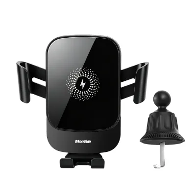 MeeGoo Car Wireless Charging Phone Holder Gravity Car Stand 360°Rotation Air Vent Phone Holder