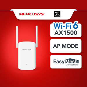 MERCUSYS ME60X AX1500 WiFi 6 Extender | EasyMesh Supported | Dual Band Booster | Gigabit Port | Powered by TP-Link