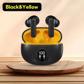 Bluetooth Earphone 5.4 Waterproof Wireless Headphone 9D Stereo Sports Earbuds LED Microphone Sports Gaming Headphone with Touch Control