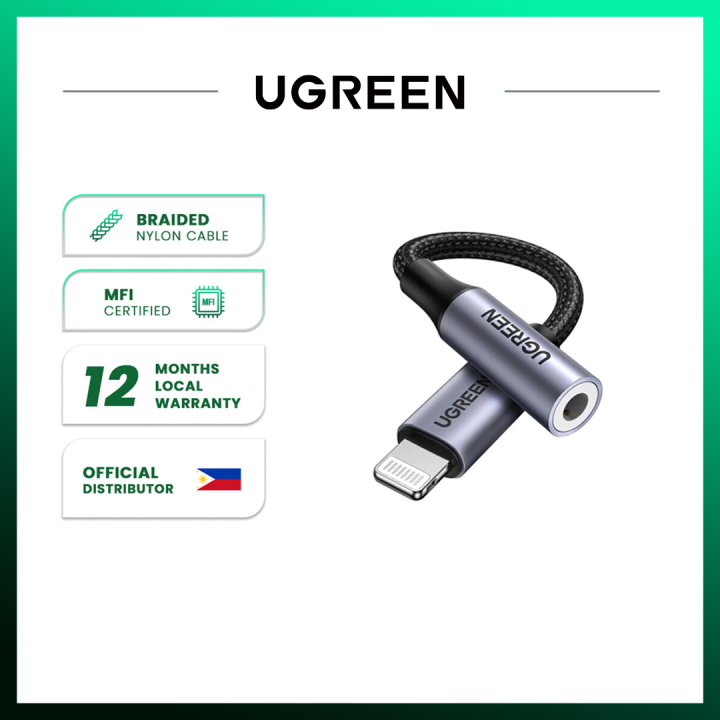 UGREEN MFi Lightning Adapter to Female Headphone Audio Jack