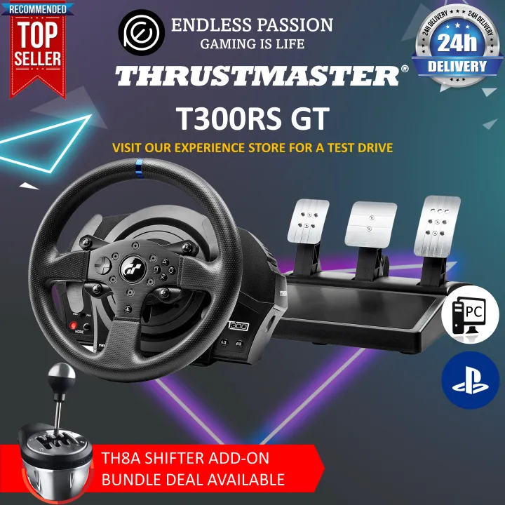 Thrustmaster T300 RS GT - Gran Turismo Edition Racing Wheel (PS5,PS4,PC)
