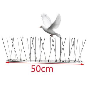 10 ชุด อุปกรณ์กันนก​ รุ่น 50cm 30ขา 100% สแตนเลส 304 อุปกรณ์ไล่นก ตาข่ายดักนก ที่กันนกเกาะ bird spikes ไล่นก หนามไล่นก  เครื่องไล่นก ลวดไล่นก สแตนเลส ใช้งานง่าย 157 FXA