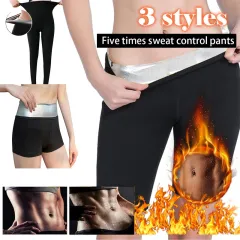 Women Sauna Sweating Pants Hot Gym Exercise Leggings High Waist