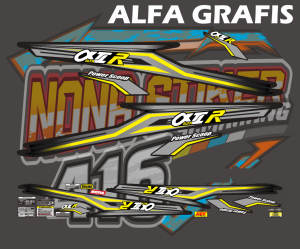 STIKER STRIPING DECAL ALFA GRAFIS