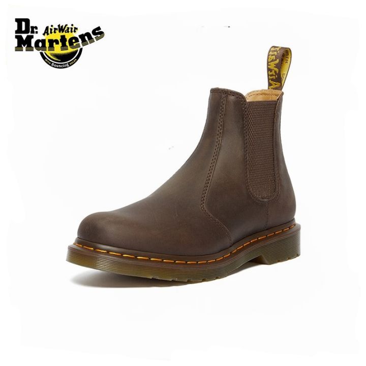 Dr martens brown outlet chelsea boots womens