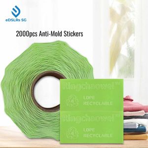 eDSLRs LDPE Anti-Mold Anti Bacterial Moisture Absorber Ecochip Tape Strip Stickers