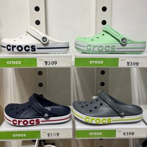 Crocs BAYABAND CLOG Hole Shoes cross Outdoor Beach Lightweight Suitable For Travel#205089