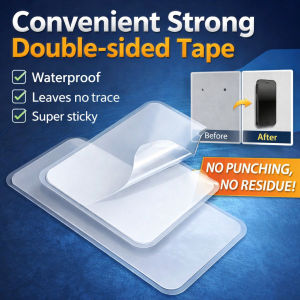 Double-Sided Tape/Transparent Trace-Less Adhesive Sticker 60PCS/Strong Non-Residue For Home Wedding Car Wall/Household Use