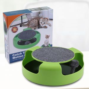 Cat Training Play Scratch Toys Funny Mouse Play Toys Interactive Pet Toys with Moving Mouse Cat Toys Interactive