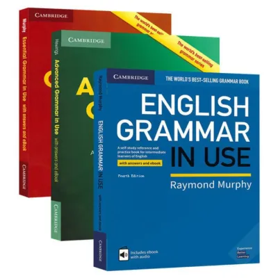 ชุดหนังสือไวยากรณ์อังกฤษ Cambridge Grammar in Use จำนวน 3 เล่ม (Essential Grammar in Use English Grammar in Use Advanced Grammar in Use) มีเฉลย พร้อมหนังสืออิเล็กทรอนิกส์และไฟล์เสียง เหมาะสำหรับฝึกเรียนไวยากรณ์ด้วยตัวเอง