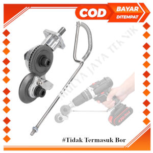Pemotong Logam Pelat Timah Besi Adaptor Bor Alat Potong Lembaran Besi Bisa Disambungkan Dengan Bor