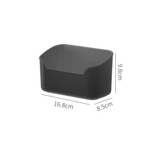 FXUP กล่องเก็บของตั้งโต๊ะแบบใสกล่องใส่สำลีก้านกล่องใส่ลิปสติกความจุสูงอุปกรณ์ห้องน้ำที่วาง Kuas Rias ในบ้าน