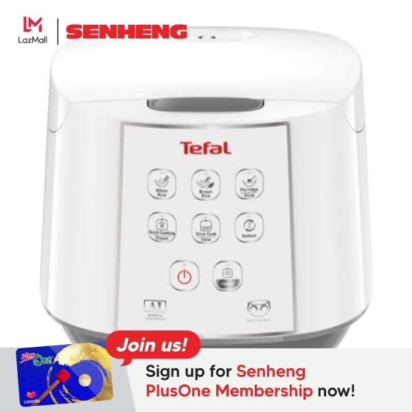 Tefal 1.8L Fuzzy Logic Jar Rice Cooker RK732167 Lazada