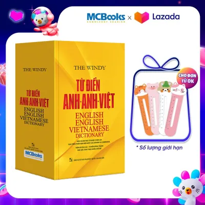 Từ Điển Anh Anh Việt Phiên Bản Bìa Cứng Màu Vàng - Giải Nghĩa Đầy Đủ Ví Dụ Phong Phú