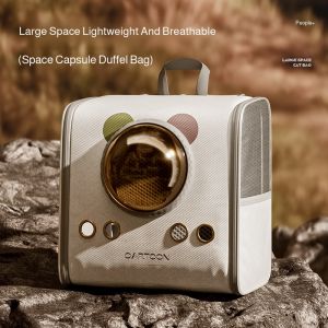 Pet Bag Cotton Backstrap Porous and Breathable Cat and Dog Bag Can Be Carried Over the Shoulder or Handheld