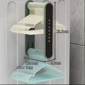 Clothes Hanger Hook Extendable Retractable Hanging Rod Hanger Storage Rack Hanger Holder Multifunctional 可伸缩壁挂式衣架收纳架
