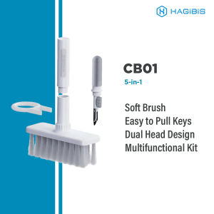 Hagibis CB01 5-in-1 Multifunctional Cleaning Kit – Ultimate Deep Cleaning Tool for Keyboards Earphones & Tech Gadgets