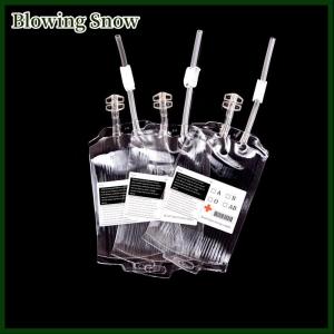 Blowing 5Pcs 350ML Reusable Blood Energy Drink Bag Halloween Vampire Props Decoration