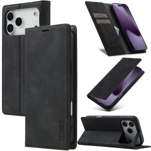 Case For iPhone 17 16 15 14 13 12 11 Pro Max iPhone 16 15 14 7 8 Plus SE 2022 Strong Magnetic Leather Wallet Card Slot Flip Cover Casing