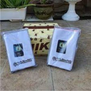 Sarung Gajah Duduk Perlengkapan Ibadah Warna PUTIH POLOS