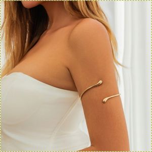 Water Drop Armband Alloy Water Drops Openings Arm Loop Design Fashion Personality Everyday Wear