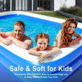 Inflatable Swimming Pool Family Multi-Sized Inflatable Pools Thickened Family Lounge Pool for Kid Swimming Playing Pool Kids Baby Children Swimming Pool. 